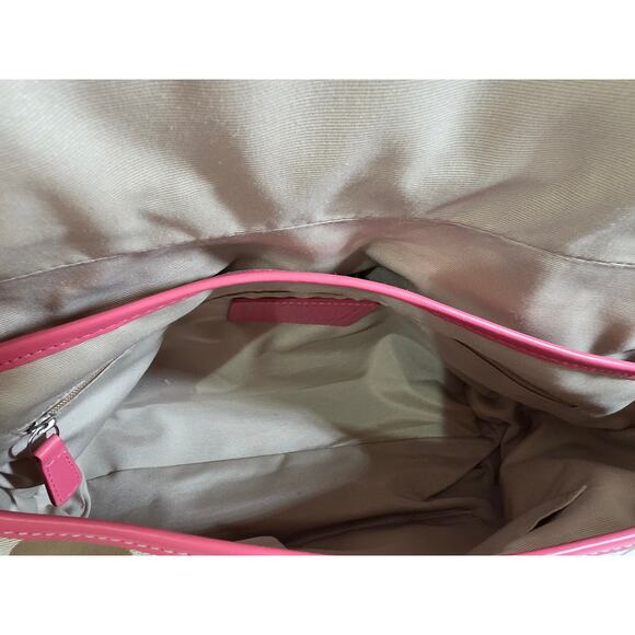 Coach 2010 Signature C Canvas Turnlock Flap Crossbody with Matching Wallet - Picture 6 of 14